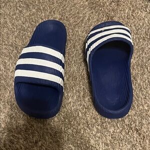Adidas Adilette Slides Blue Bird Core Black (Size 13)
